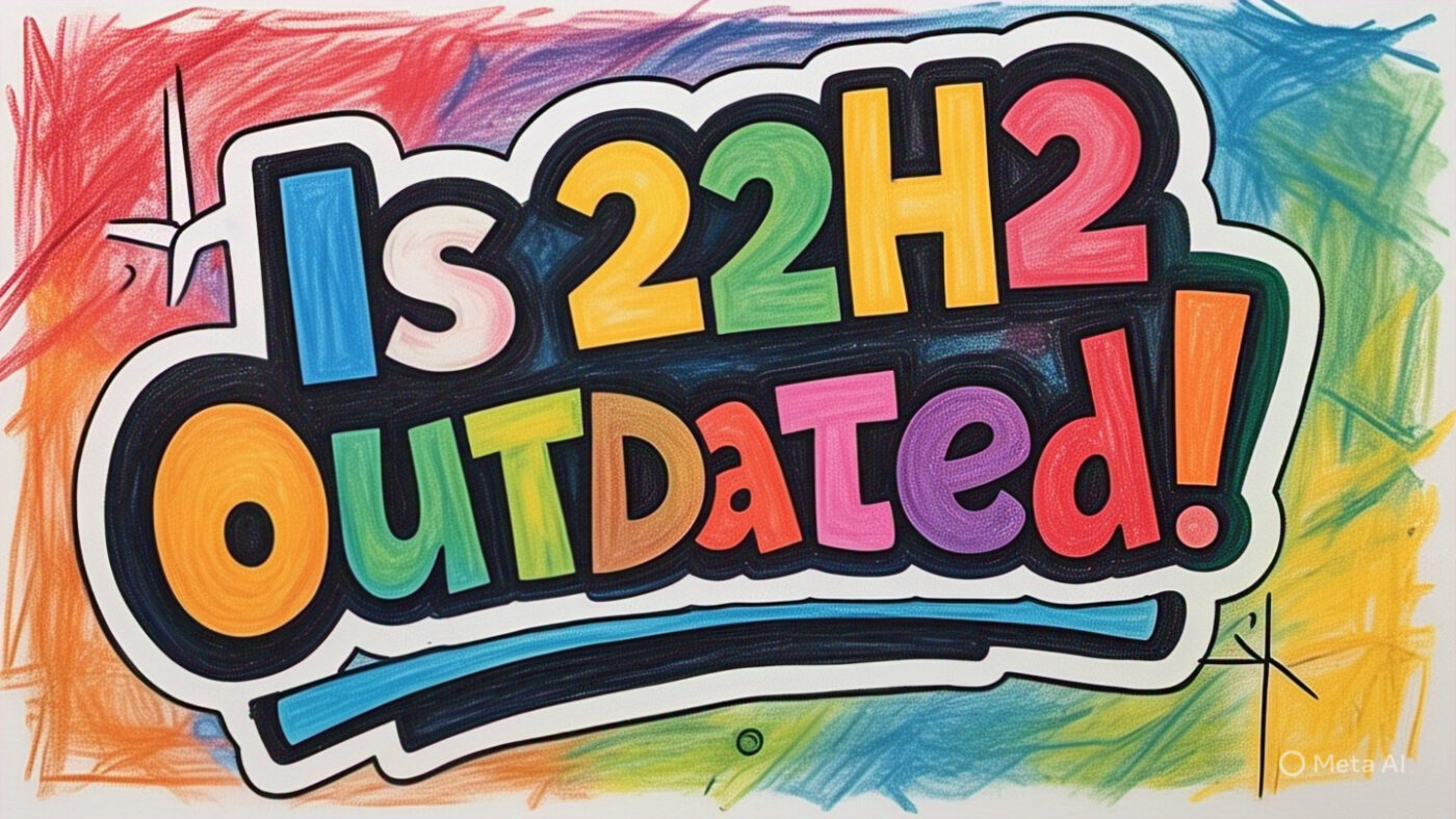 Is 22H2 outdated?
