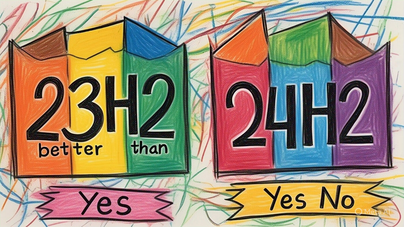Is 23H2 better than 24H2?