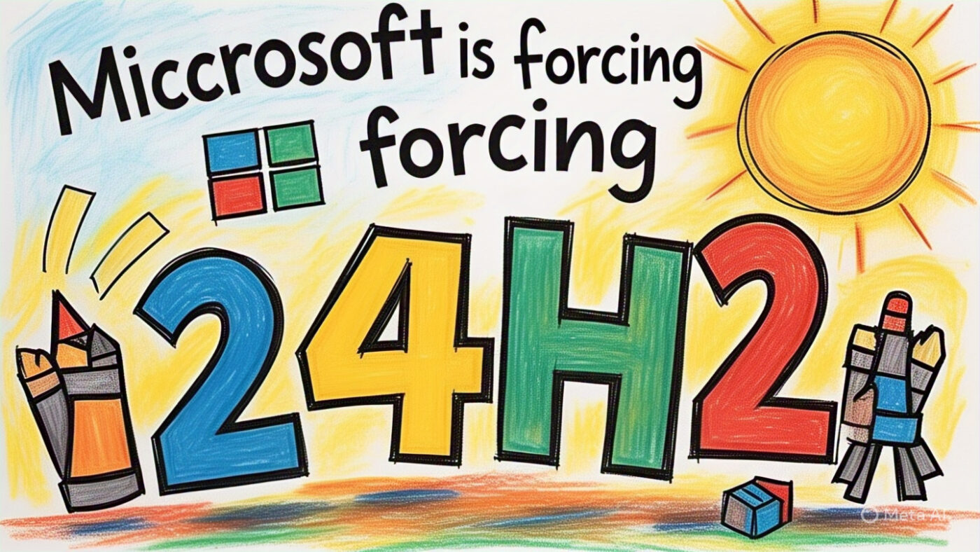 Is Microsoft forcing 24H2?