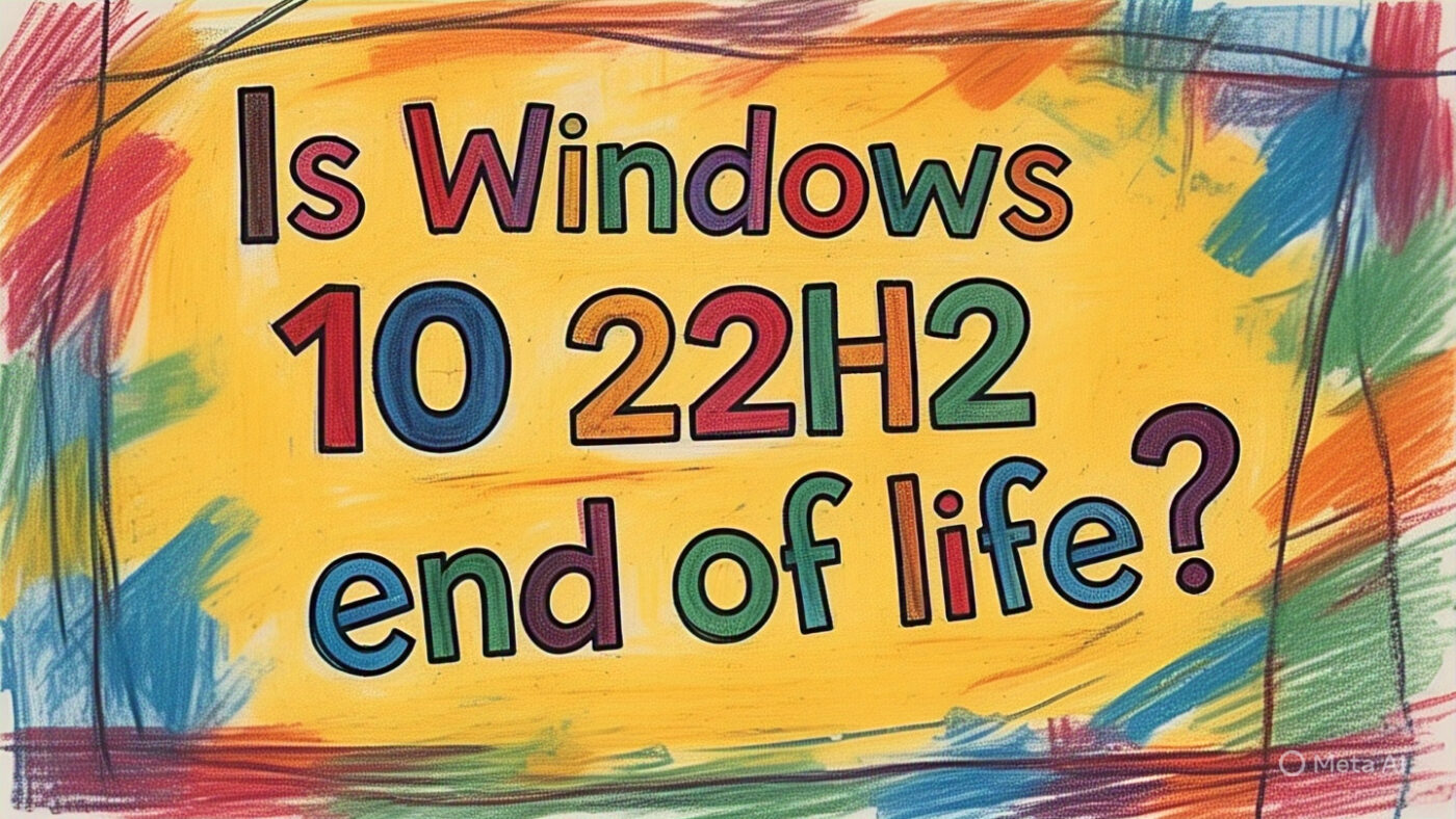 Is Windows 10 22H2 end of life?