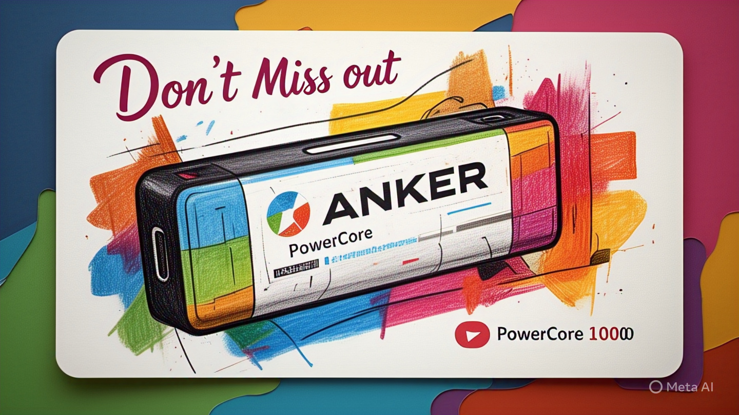 Đừng Bỏ Lỡ Anker PowerCore 10000: Người Bạn Đồng Hành Lý Tưởng!