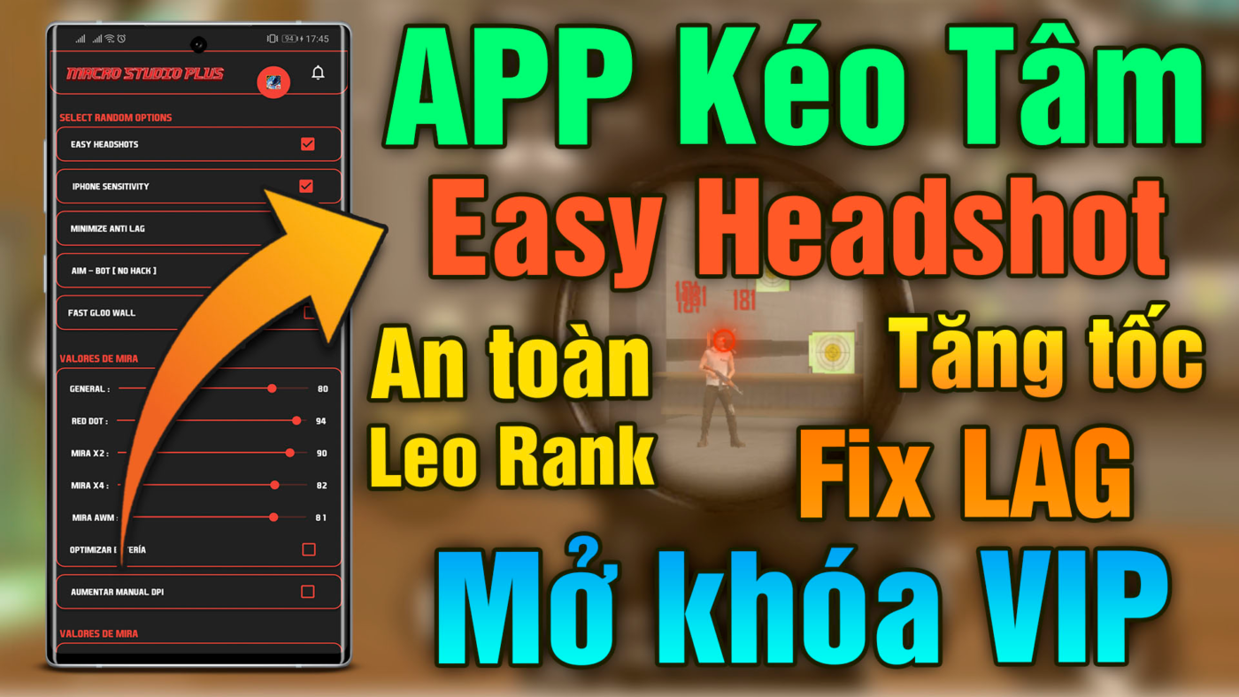 App ghim tâm headshot