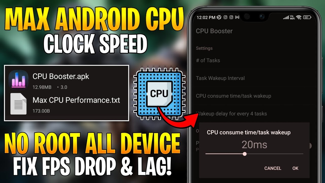 Download CPU Booster no root apk không cần root