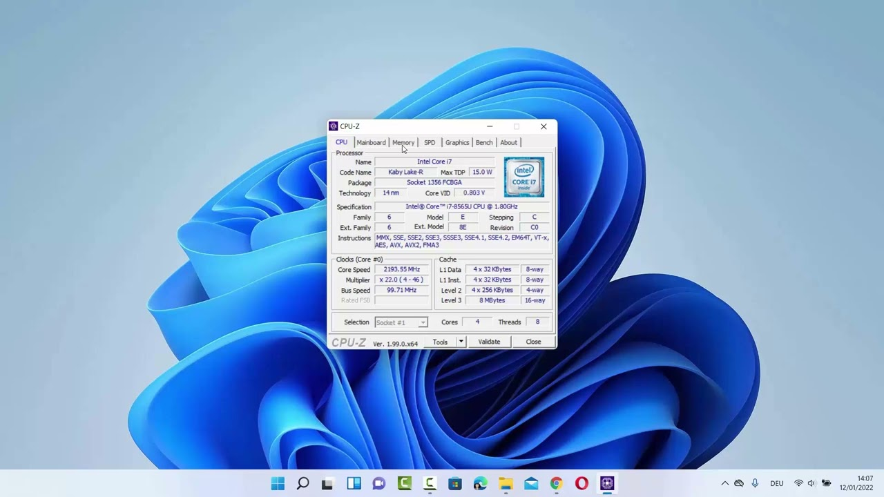 CPU-Z download Windows 11
