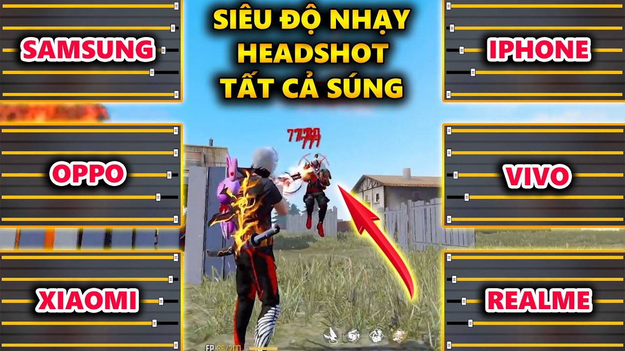 Cách chỉnh độ nhạy FF dễ headshot 2025