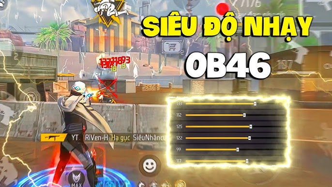 Cách chỉnh độ nhạy FF dễ headshot ob46