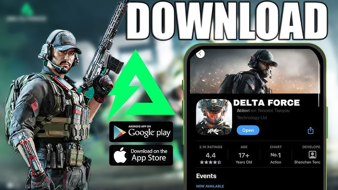 Cách tải Delta Force mobile ios