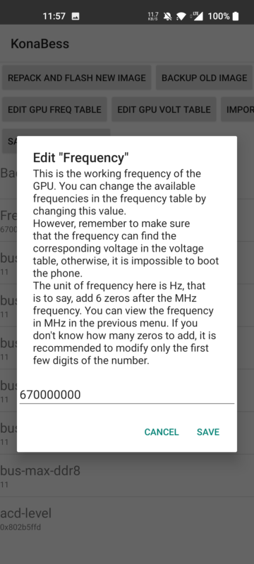 Cpu overclock android with KonaBess apk