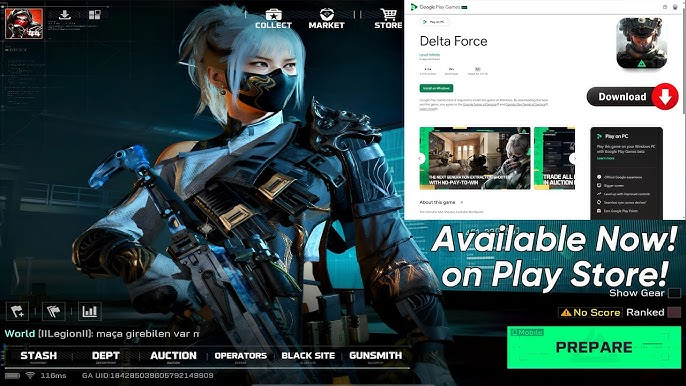Delta Force Mobile Play Store