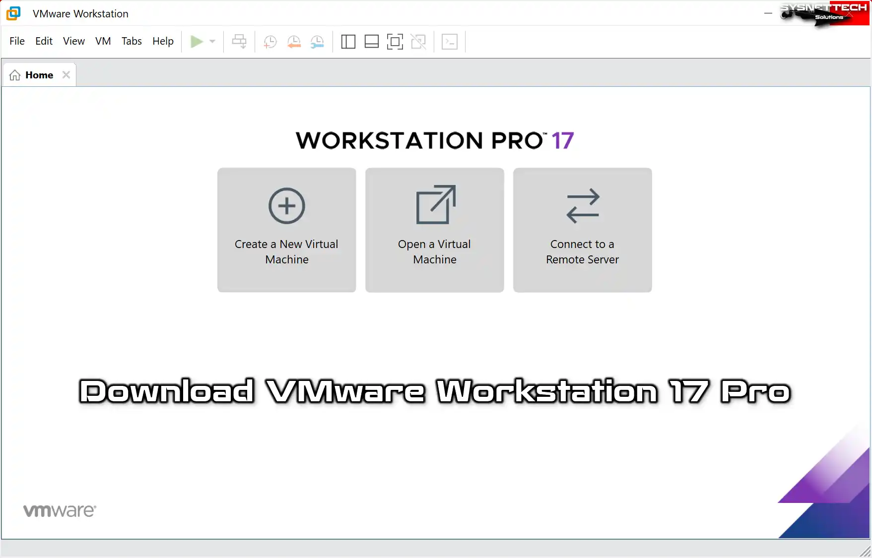 Download VMware tools for VMware Workstation 17