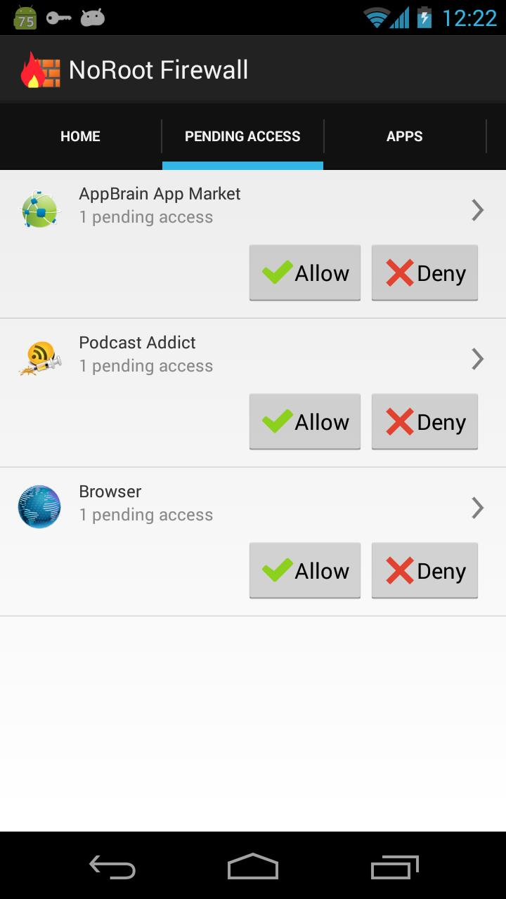 Firewall no root APK