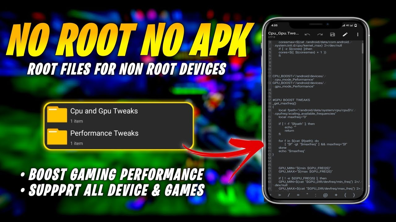 GPU overclock apk no root