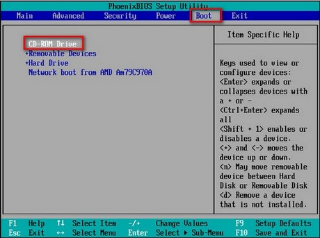 Ghost Win bằng Hiren Boot