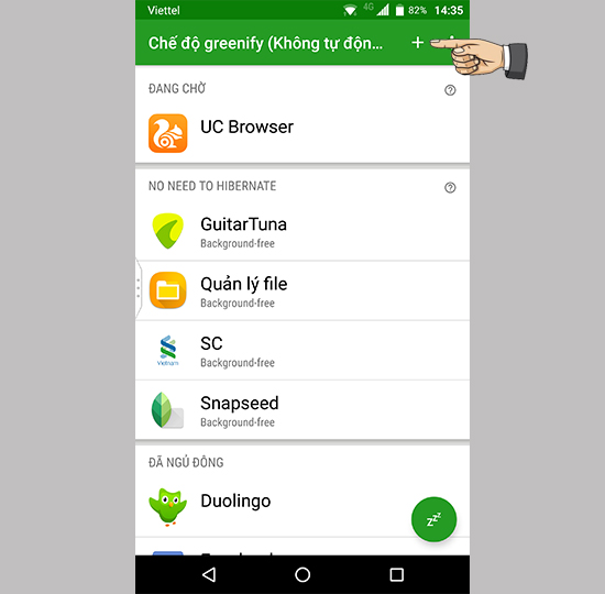 Greenify Android 14