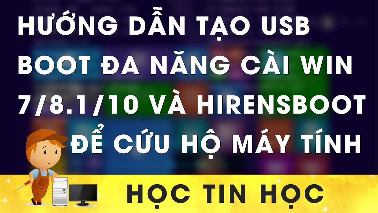 Hướng dẫn tạo usb boot đa năng (multiboot) win 7/8/10 và hiren’s boot
