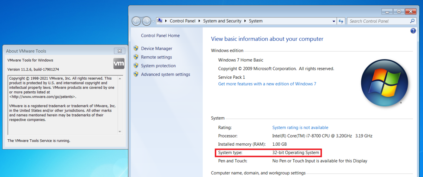 Install vmware tools windows 7
