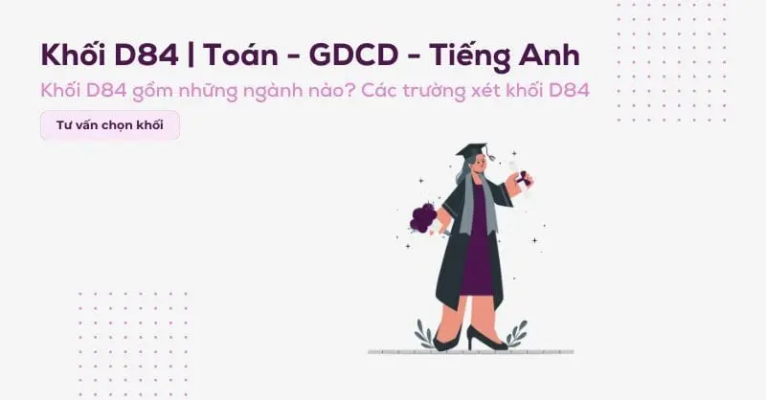 Khối d84 gồm những trường nào