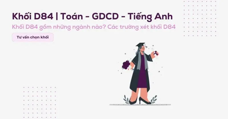 Khối d84 gồm những trường nào
