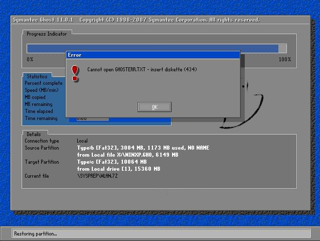 Lỗi ghost win 7