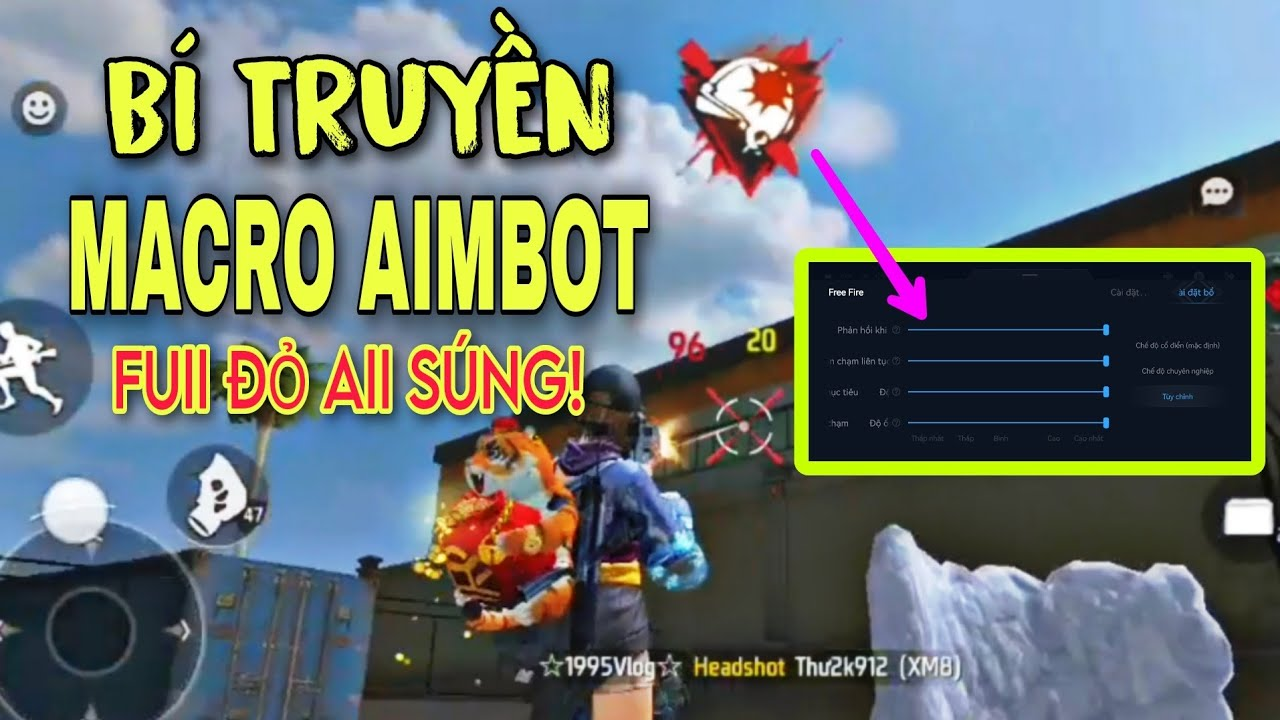 Macro FF auto headshot