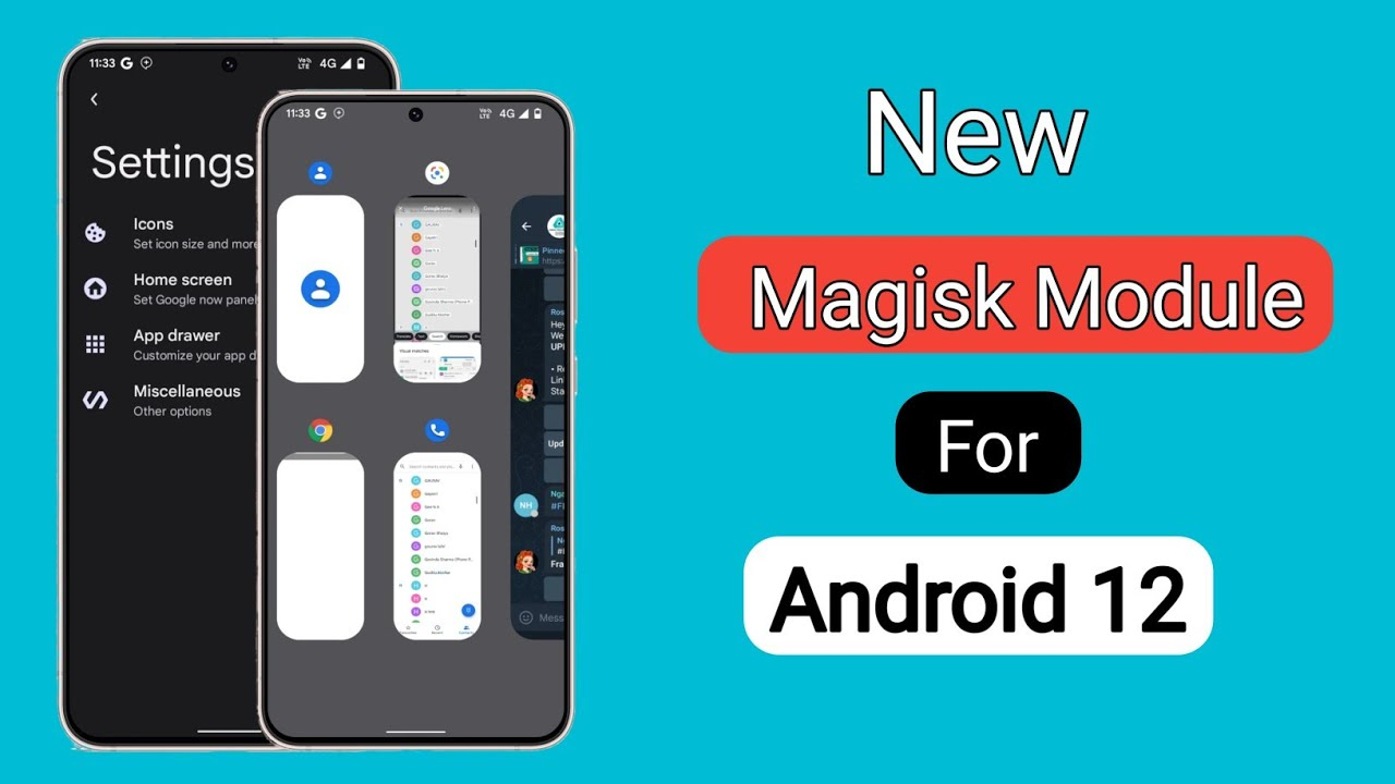 Magisk modules for android 12