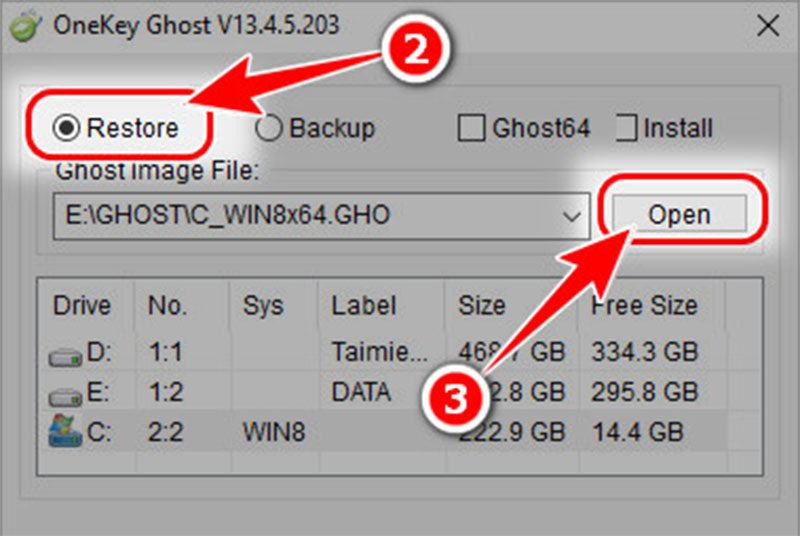 Onekey Ghost Win 11 64bit