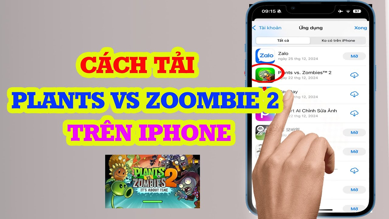 Tải Plant vs zombie 2 iOS cho Iphone