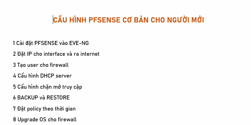 Tài liệu pfSense tiếng việt