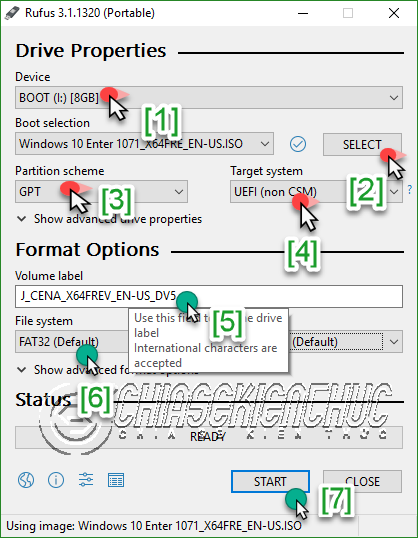 Tạo usb ghost win 10 chuẩn uefi