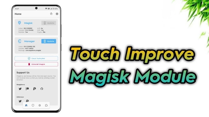 Touch improvement magisk module