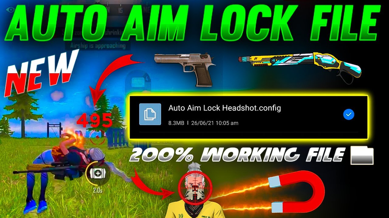 aimlock settings⚙📲 apk