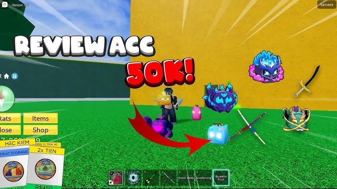 Danh sách ACC Blox Fruit mochi v2, tộc v4 50k - Cho miễn phí 0đ chưa ai lấy