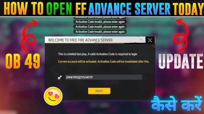 Free fire advance server ob 49
