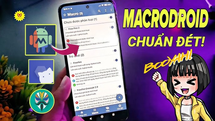 Macro Android - App thực hiện lệnh tự động - Download and Setup