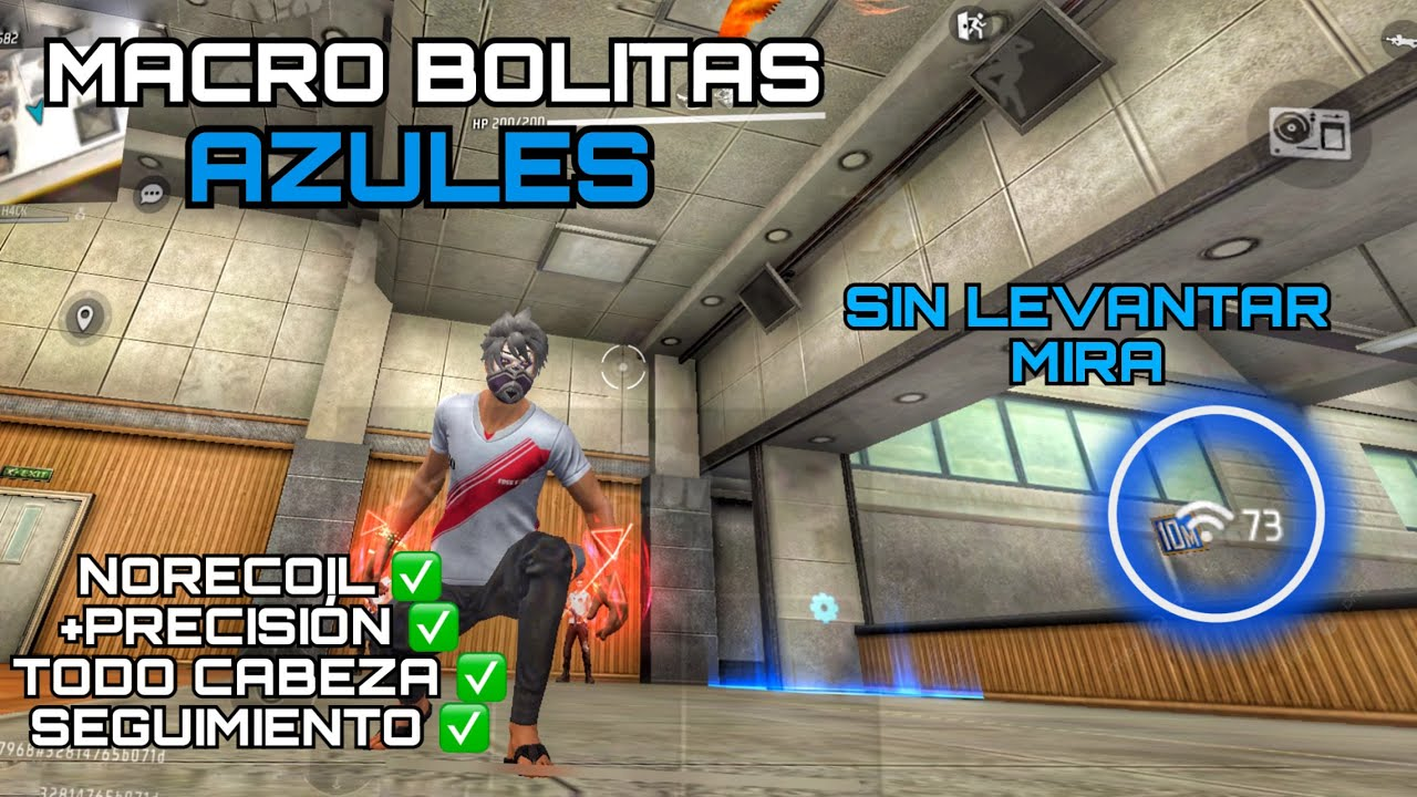 Macro Bolitas Azules