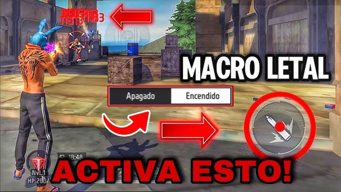 Macro para dar todo rojo en free fire apk