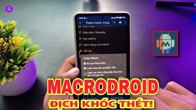 Cách cài macro trên realme