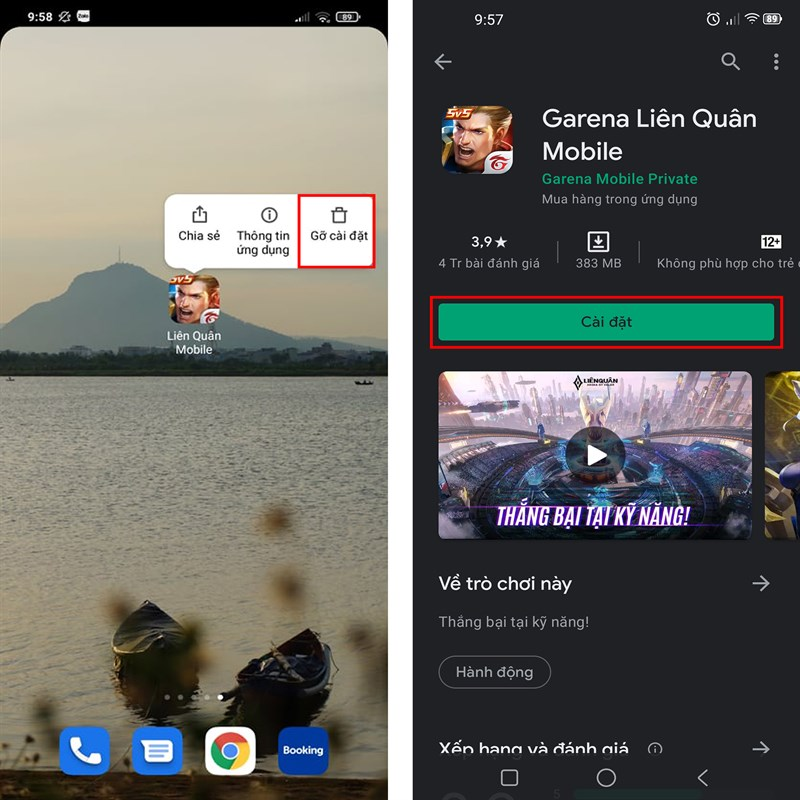 Cách cập nhật liên quân không cần ch play