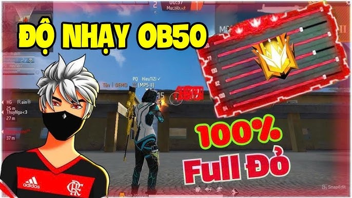 Cách chỉnh độ nhạy ff de headshot ob50