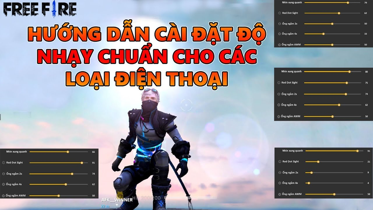 Cách chỉnh độ nhạy ff de headshot