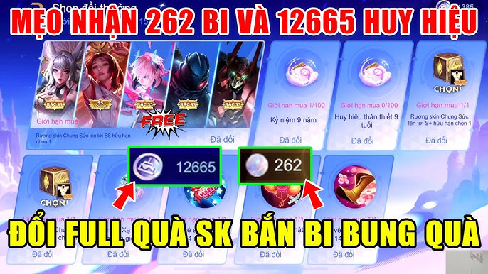 Mã sự kiện bắn bi liên quân